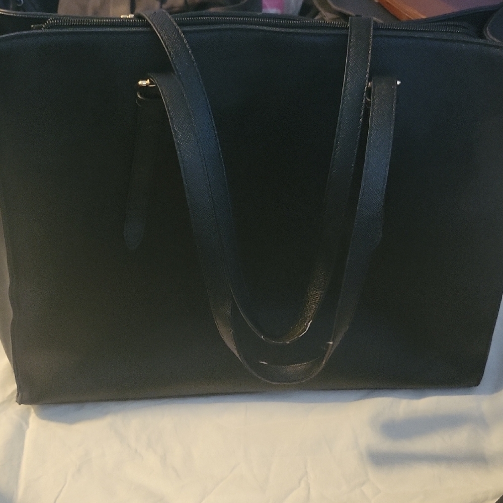 Elegant Black Tote Bag